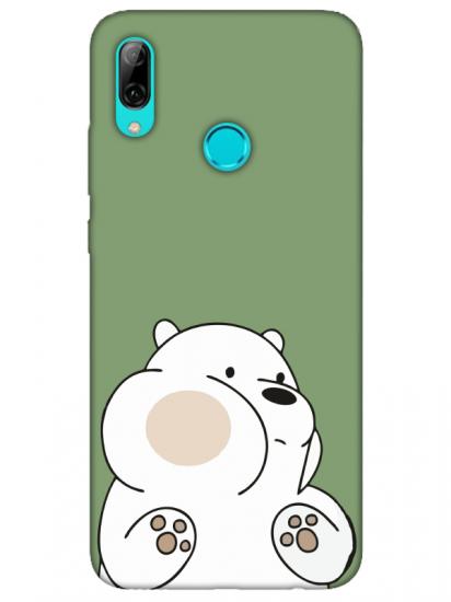 Huawei P Smart 2019 Panda Yeşil Telefon Kılıfı
