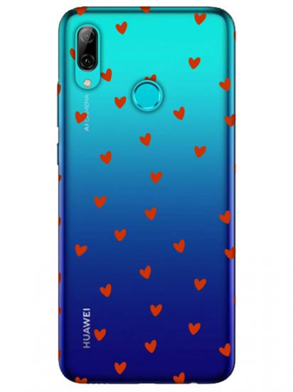 Huawei P Smart 2019 Minik Kalpler Şeffaf Telefon Kılıfı