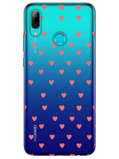 Huawei P Smart 2019 Minik Kalpler Şeffaf Telefon Kılıfı
