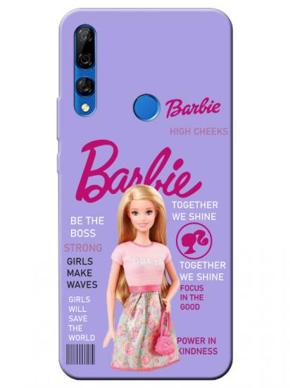 Huawei Y9 Prime 2019 Barbie Lila Telefon Kılıfı