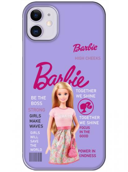 iPhone 11 Barbie Lila Telefon Kılıfı