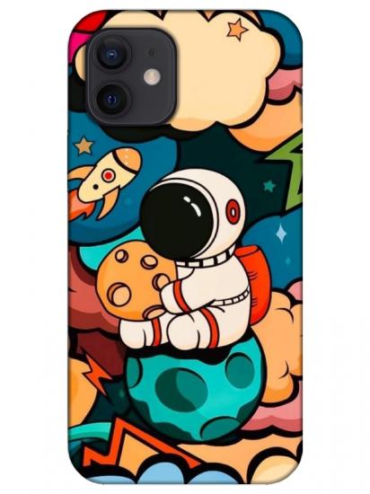 iPhone 12 Astronot Telefon Kılıfı