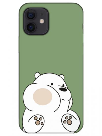 iPhone 12 Mini Panda Yeşil Telefon Kılıfı