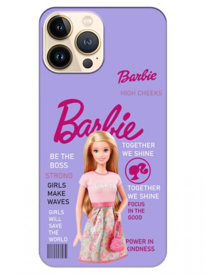 iPhone 13 Pro Max Barbie Lila Telefon Kılıfı