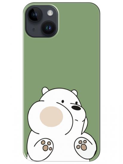iPhone 14 Plus Panda Yeşil Telefon Kılıfı