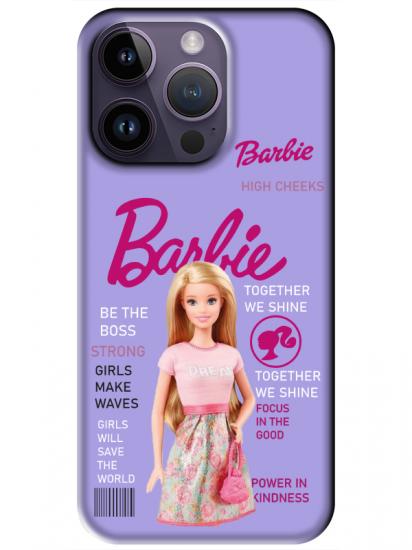 iPhone 14 Pro Barbie Lila Telefon Kılıfı