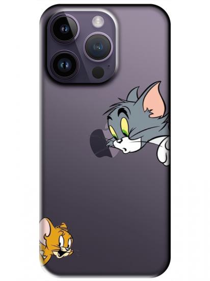 iPhone 14 Pro Max Tom And Jerry Şeffaf Telefon Kılıfı