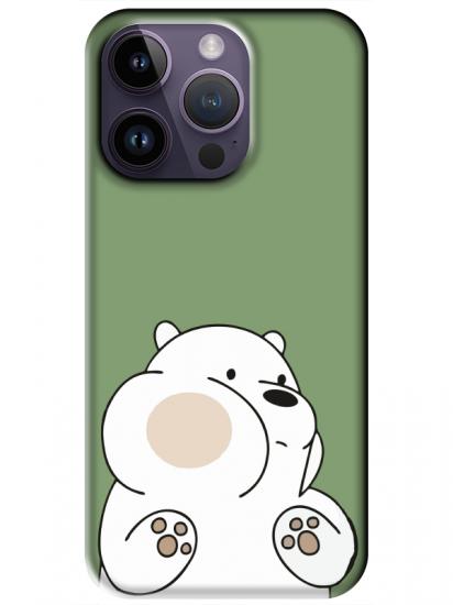 iPhone 14 Pro Max Panda Yeşil Telefon Kılıfı