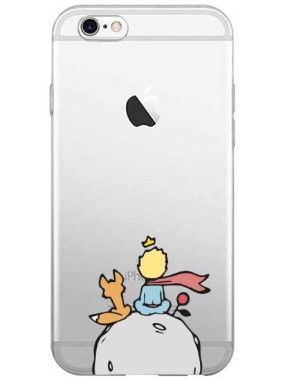 iPhone 6 Plus Küçük Prens Şeffaf Telefon Kılıfı