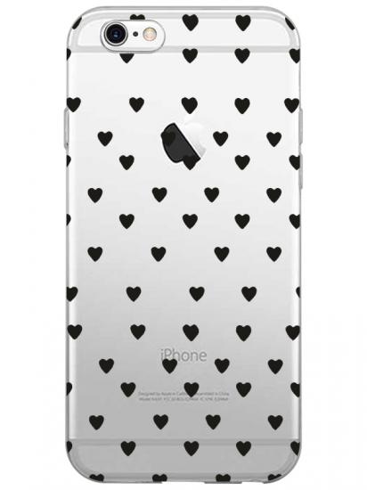 iPhone 6 Plus Minik Kalpler Şeffaf Telefon Kılıfı