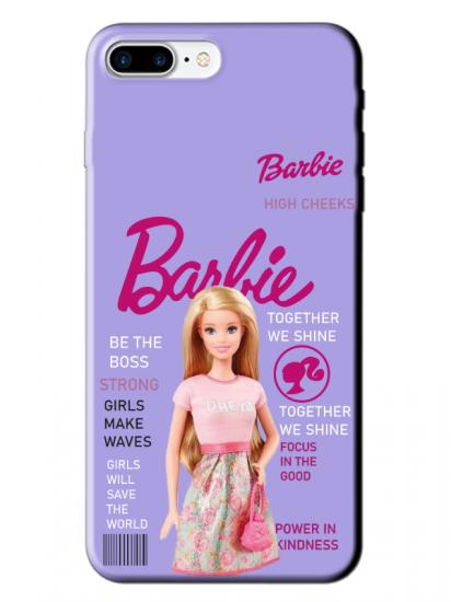 iPhone 7 Plus Barbie Lila Telefon Kılıfı