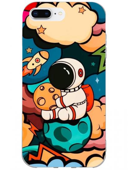 iPhone 8 Plus Astronot Telefon Kılıfı
