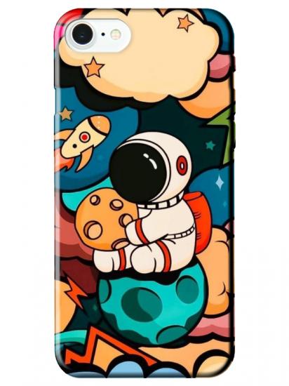 iPhone SE 2020 Astronot Telefon Kılıfı
