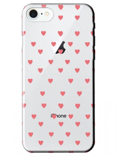 iPhone SE 2022 Minik Kalpler Şeffaf Telefon Kılıfı