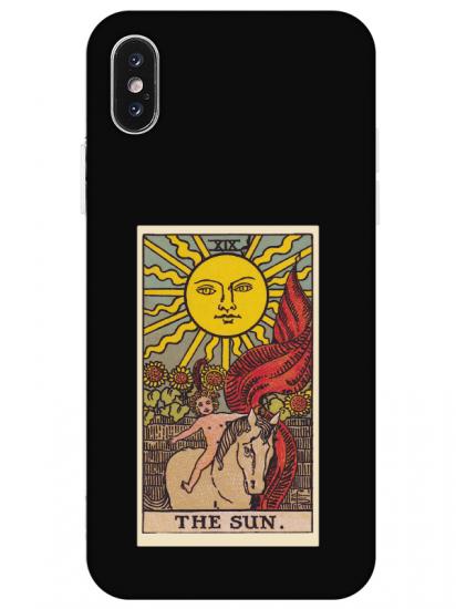 iPhone X The Sun Siyah Telefon Kılıfı