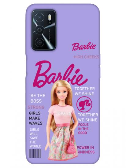 Oppo A16 Barbie Lila Telefon Kılıfı