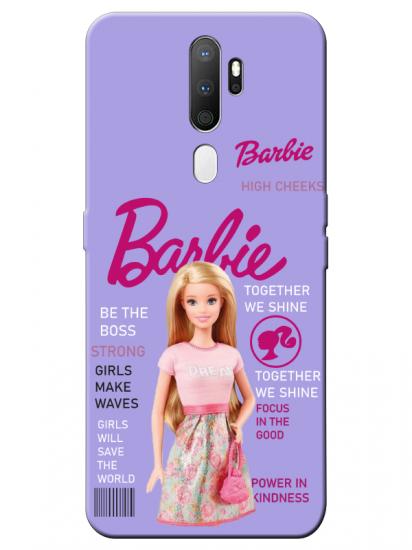 Oppo A5 2020 Barbie Lila Telefon Kılıfı