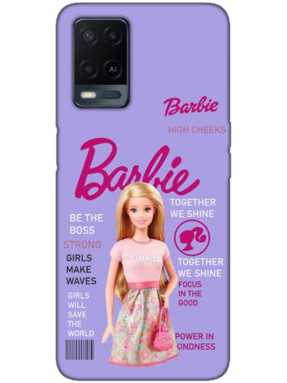Oppo A54 Barbie Lila Telefon Kılıfı