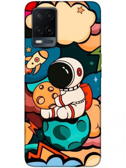 Oppo A54 Astronot Telefon Kılıfı