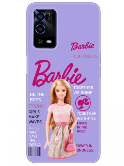 Oppo A55 Barbie Lila Telefon Kılıfı
