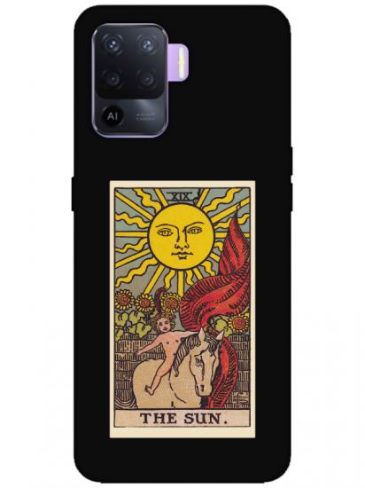 Oppo Reno 5 Lite The Sun Siyah Telefon Kılıfı