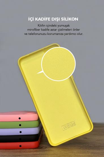 Samsung A72 Kış Çiçeği Sarı Telefon Kılıfı