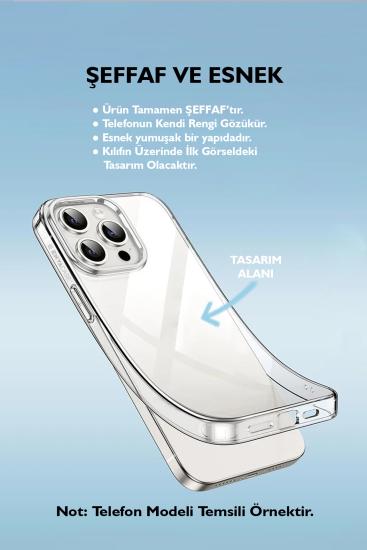 Samsung A70 Kelebek Şeffaf Telefon Kılıfı