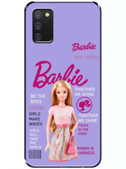 Samsung A02s Barbie Lila Telefon Kılıfı