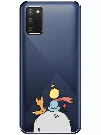Samsung A02s Küçük Prens Şeffaf Telefon Kılıfı