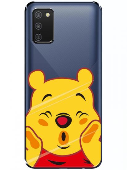 Samsung A02s Winnie The Pooh Şeffaf Telefon Kılıfı