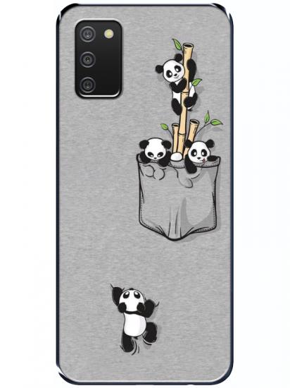 Samsung A02s Panda Telefon Kılıfı