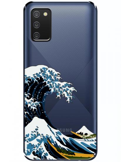 Samsung A02s Kanagawa Şeffaf Telefon Kılıfı