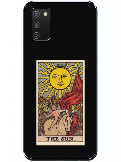 Samsung A02s The Sun Siyah Telefon Kılıfı