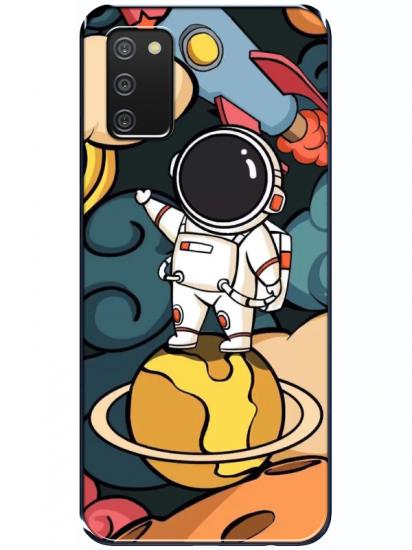 Samsung A02s Astronot Telefon Kılıfı
