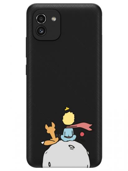 Samsung A03 Küçük Prens Şeffaf Telefon Kılıfı