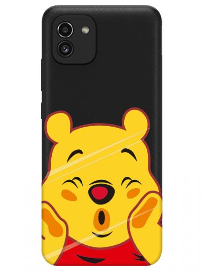 Samsung A03 Winnie The Pooh Şeffaf Telefon Kılıfı