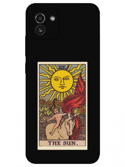 Samsung A03 The Sun Siyah Telefon Kılıfı