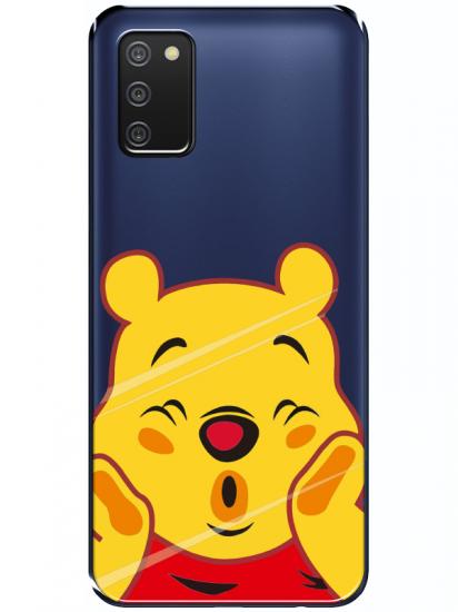 Samsung A03s Winnie The Pooh Şeffaf Telefon Kılıfı