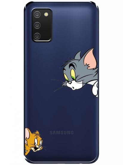 Samsung A03s Tom And Jerry Şeffaf Telefon Kılıfı