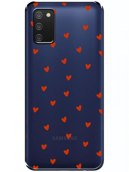 Samsung A03s Minik Kalpler Şeffaf Telefon Kılıfı