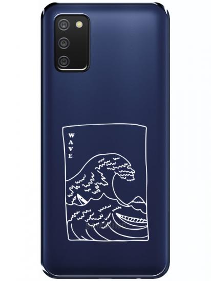 Samsung A03s Kanagawa Wave Şeffaf Telefon Kılıfı