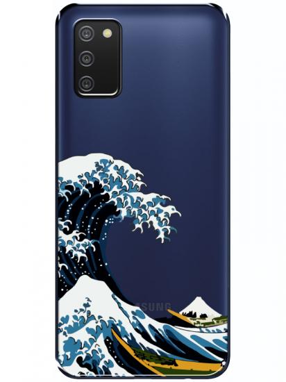 Samsung A03s Kanagawa Şeffaf Telefon Kılıfı