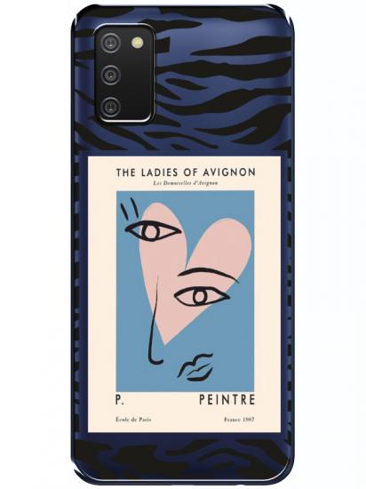 Samsung A03s Zebra Picasso Şeffaf Telefon Kılıfı