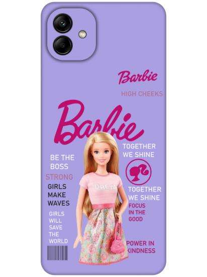 Samsung A04 Barbie Lila Telefon Kılıfı