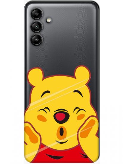 Samsung A04s Winnie The Pooh Şeffaf Telefon Kılıfı