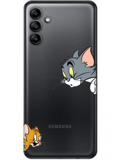 Samsung A04s Tom And Jerry Şeffaf Telefon Kılıfı