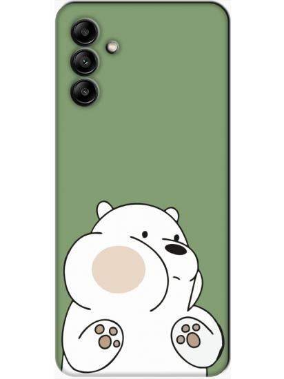 Samsung A04s Panda Yeşil Telefon Kılıfı