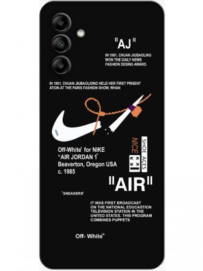 Samsung A04s Nike Air Siyah Telefon Kılıfı
