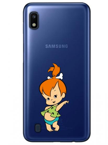 Samsung A10 Taş Devri Kız Bebek Şeffaf Telefon Kılıfı
