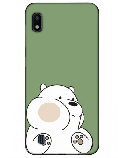 Samsung A10 Panda Yeşil Telefon Kılıfı
